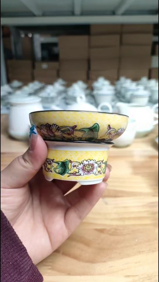 珐琅彩茶漏000101