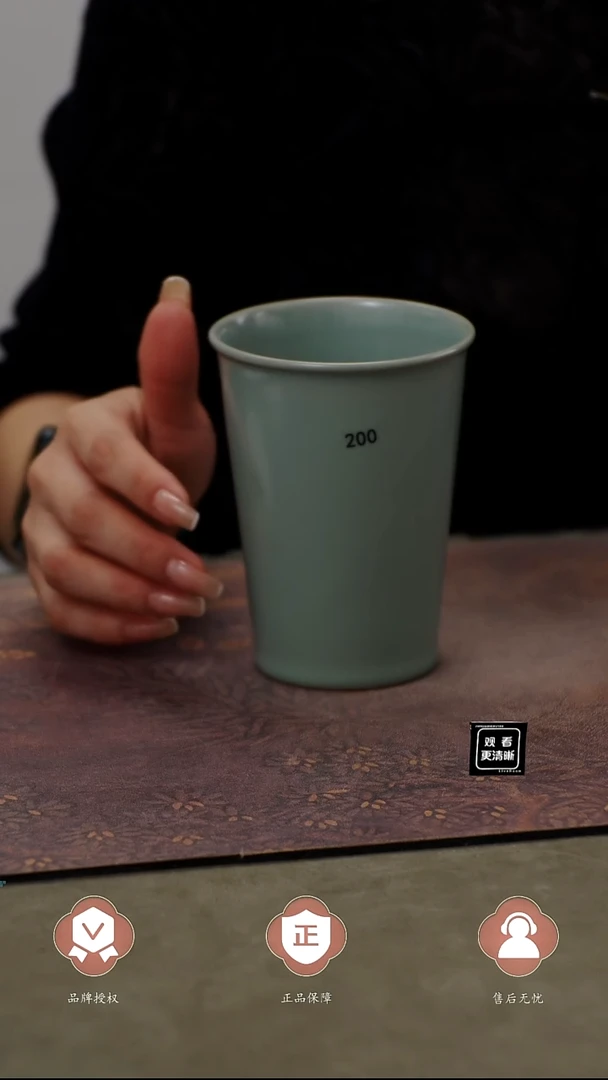 瓷片200 大可乐杯400ml 国非遗大师王君子章款