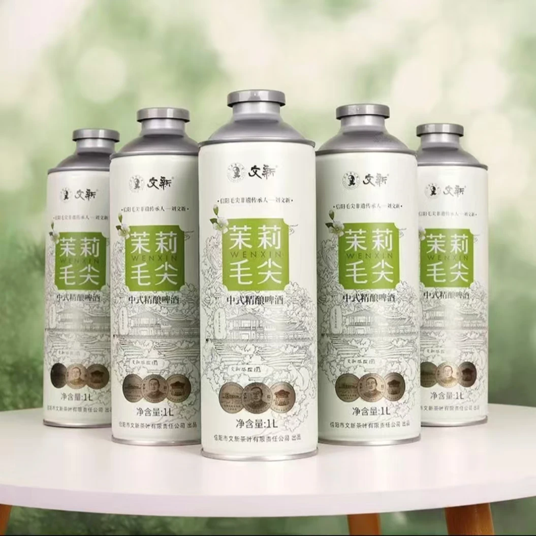 优选精品文新茉莉毛尖中式精酿啤酒1Lx6罐+麒麟音乐餐吧3小时欢唱