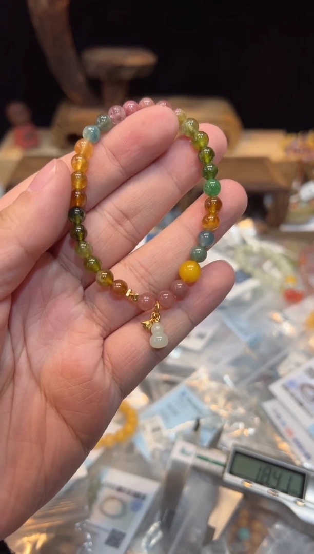 【闪购商品】碧玺手链未镶嵌手饰@@F4696