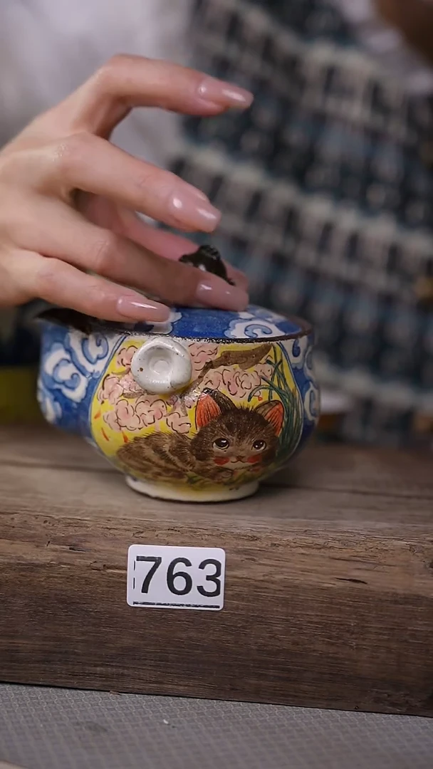 【闪购商品】瓷片新品！设计师手作款柴烧动物系列 迷糊