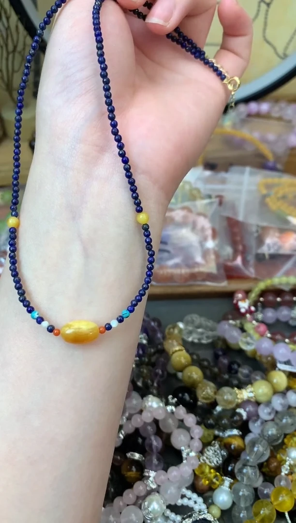 【闪购商品】青金石项链未镶嵌236