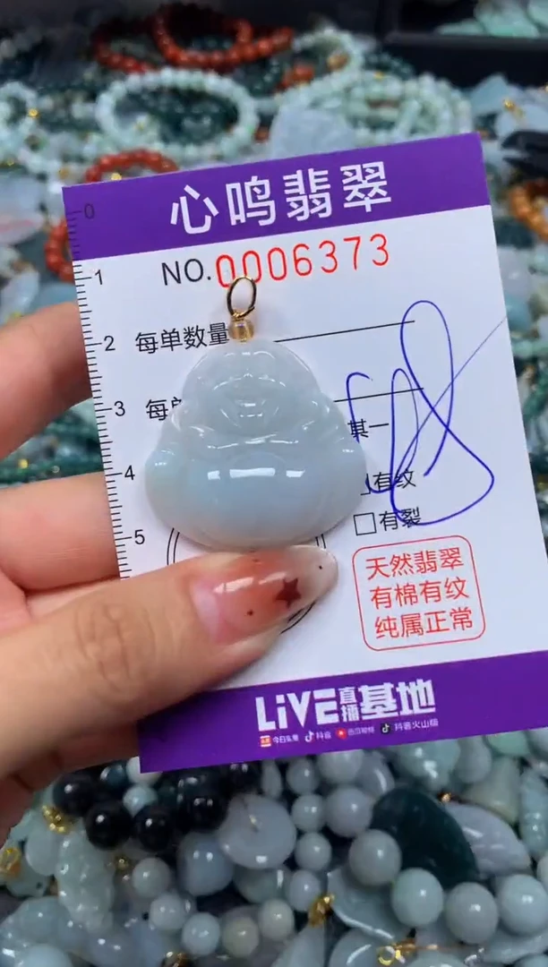 翡翠未镶嵌颈饰闪购006373