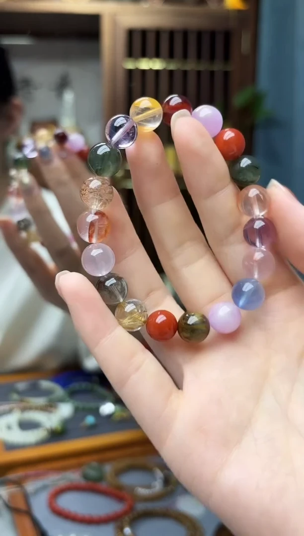 未镶嵌车挂水晶水晶手串TF