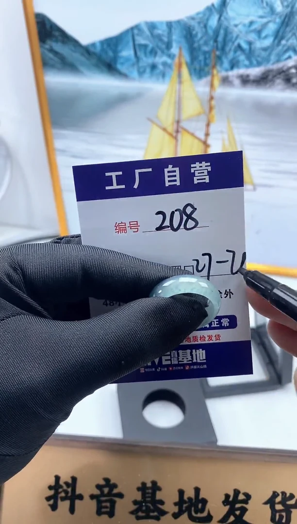 未镶嵌戒圈翡翠208