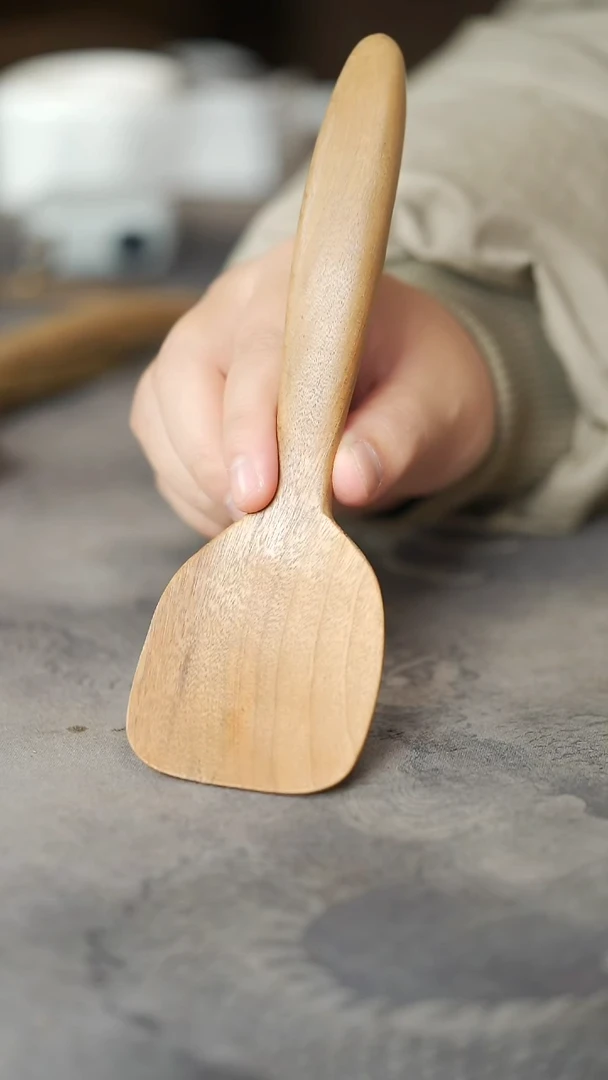 金丝楠阴沉料全手工饭勺饭铲