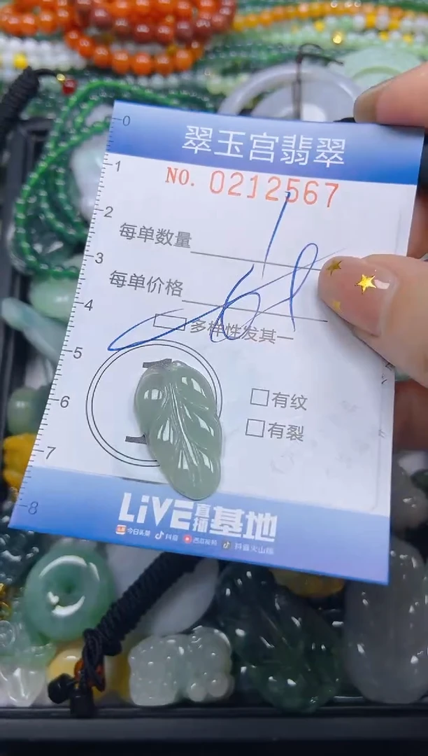 颈饰未镶嵌翡翠闪购C0212567多样性发其一