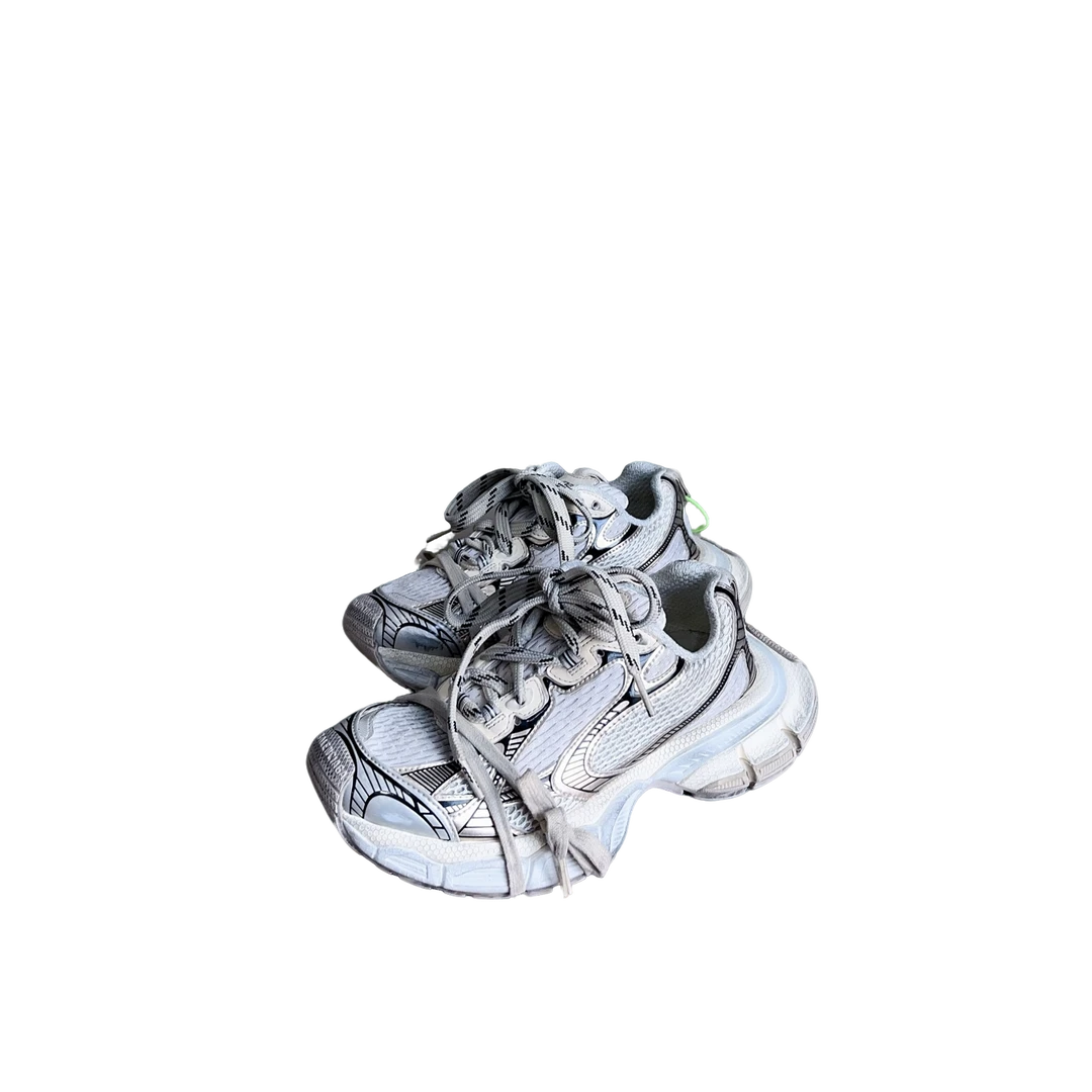 99新 Balenciaga/巴黎世家 3xl休闲鞋白金 38码原盒配件  d5150