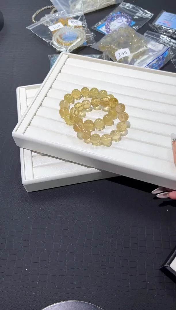 水晶手链未镶嵌94b多样性发其一【1条】默认微瑕14mm