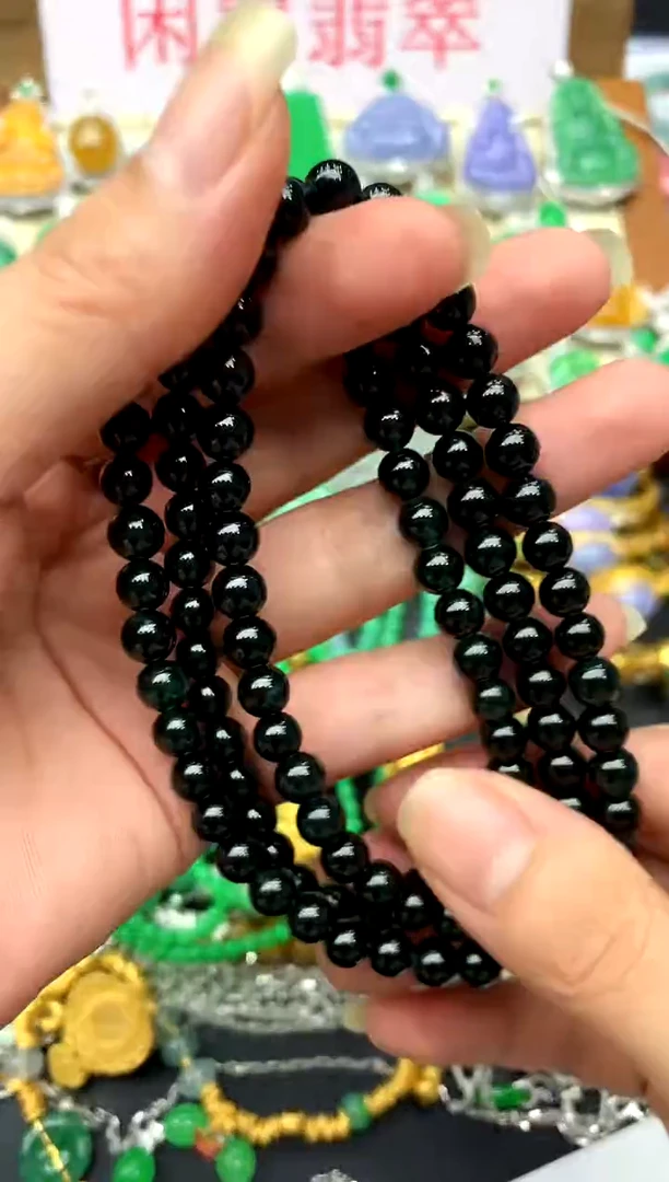 未镶嵌手串翡翠603-中国好珍宝