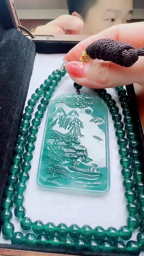 颈饰未镶嵌翡翠多样性发其一78739
