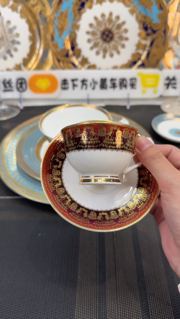 瓷片90毫升杯碟 福利款 2套