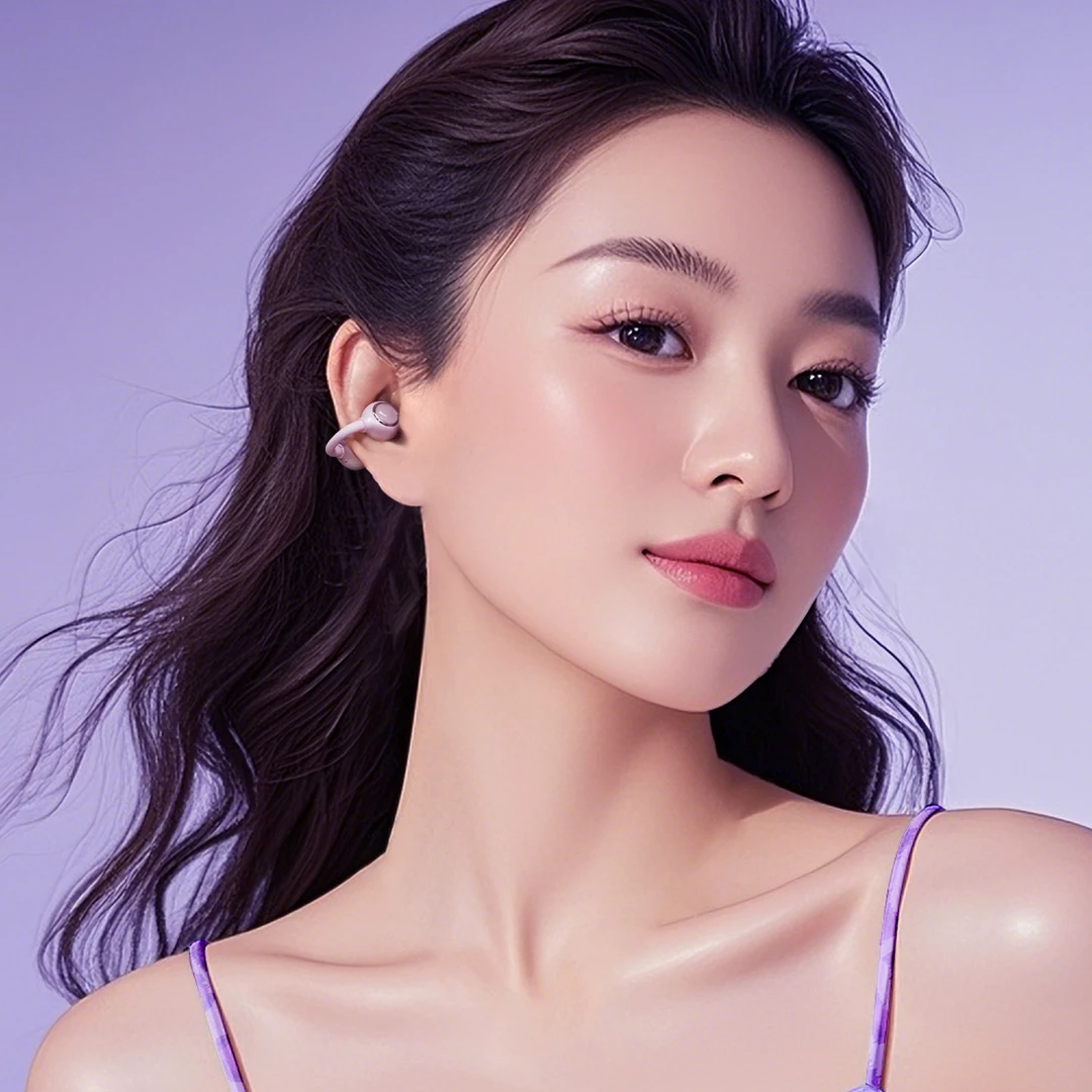 声智AI珍珠耳夹耳机Pro蓝牙无线耳机智能翻译30h续航C2