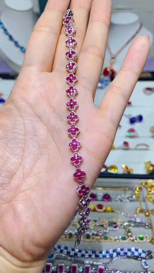 银S925镶嵌耳饰紫晶1