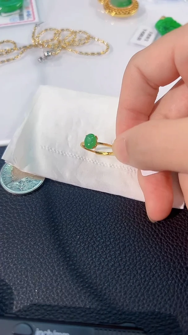 未镶嵌戒指翡翠 缅料A货/支持复检/一件