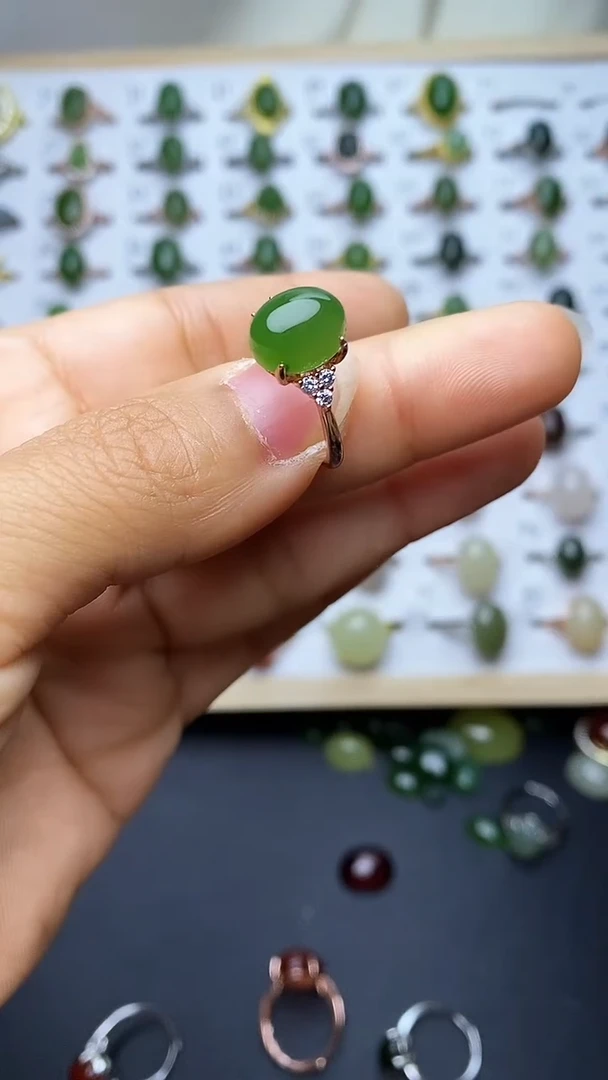 【闪购商品】和田玉戒指未镶嵌1