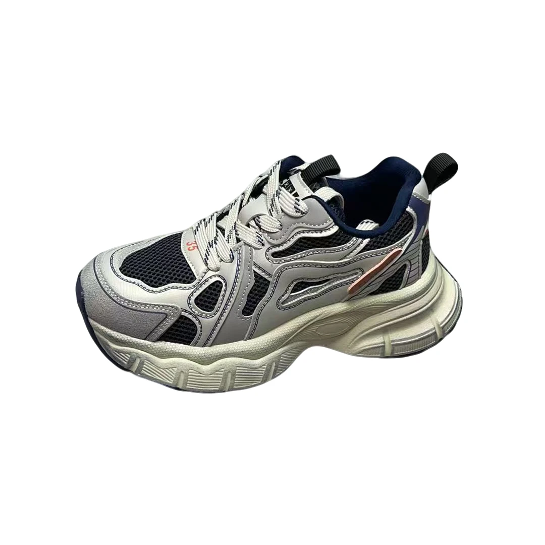 豪  二楼 1091 米MC51570 真皮厚底老爹鞋