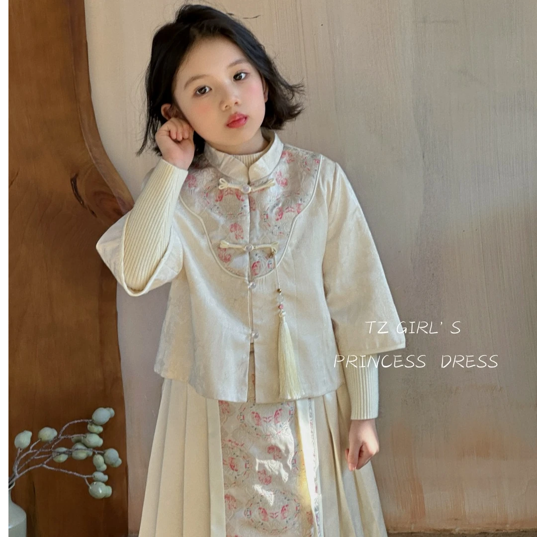 25新款绸面国风马面裙两件套（不含打底）323125