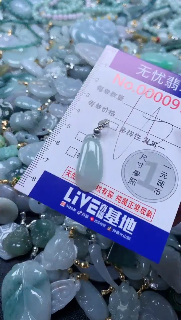翡翠未镶嵌吊坠(不含链)970