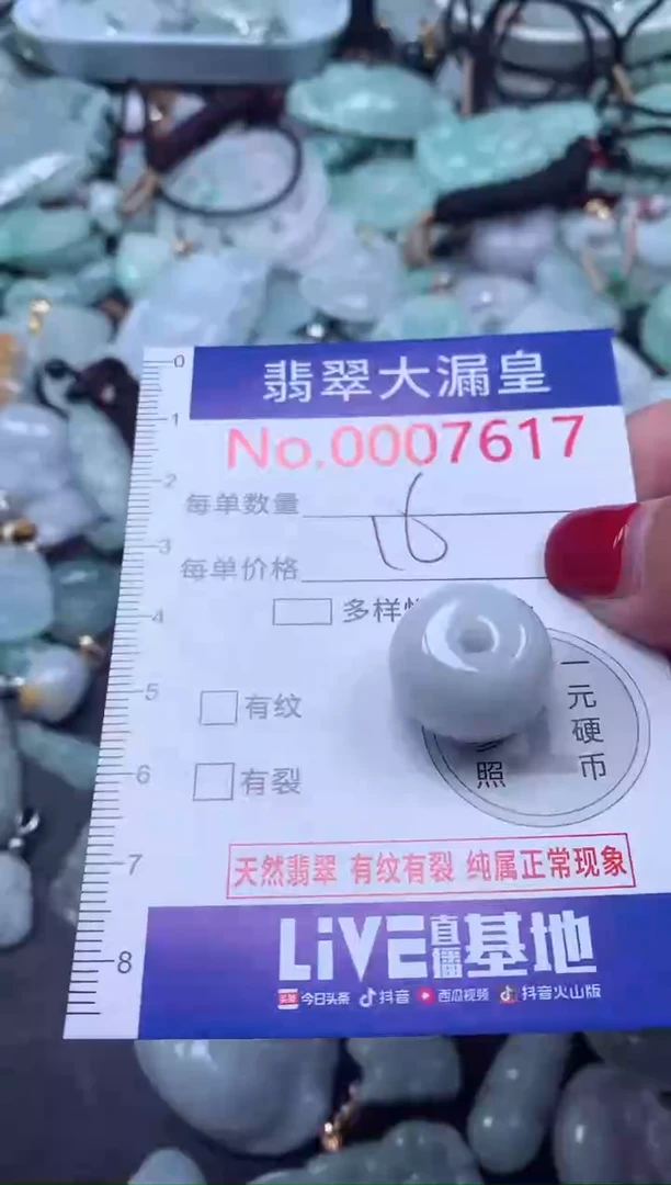 颈饰未镶嵌翡翠7617