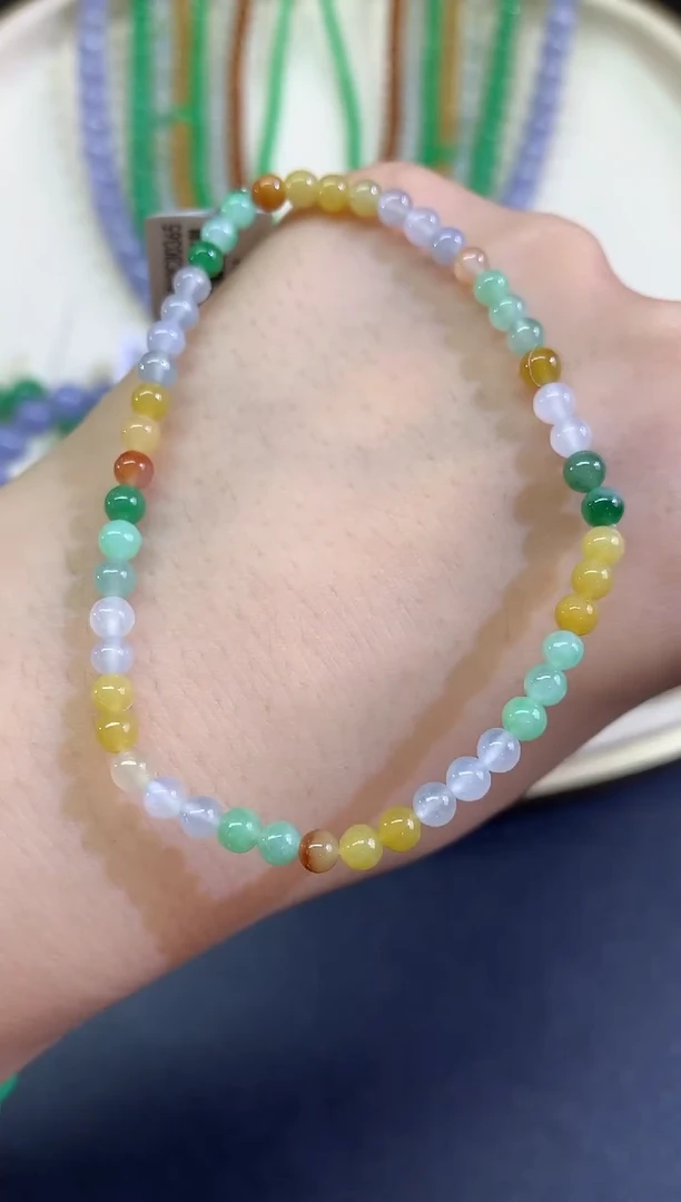 未镶嵌手串翡翠手串|680