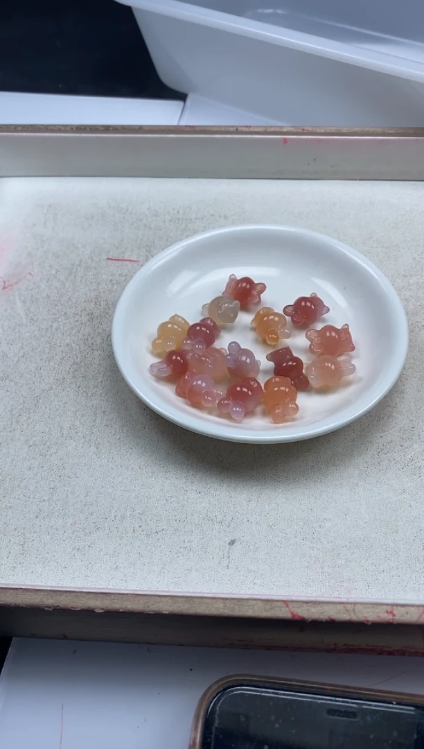 【闪购商品】玛瑙/玉髓颈饰未镶嵌x1011盐源兔子*1