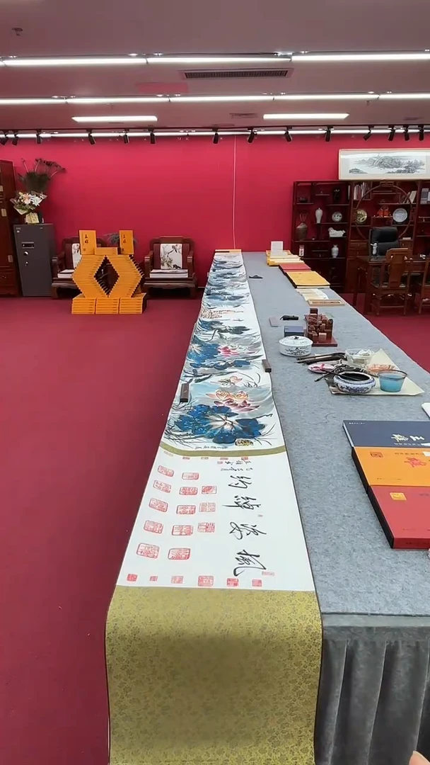 国画风姿绰约十米