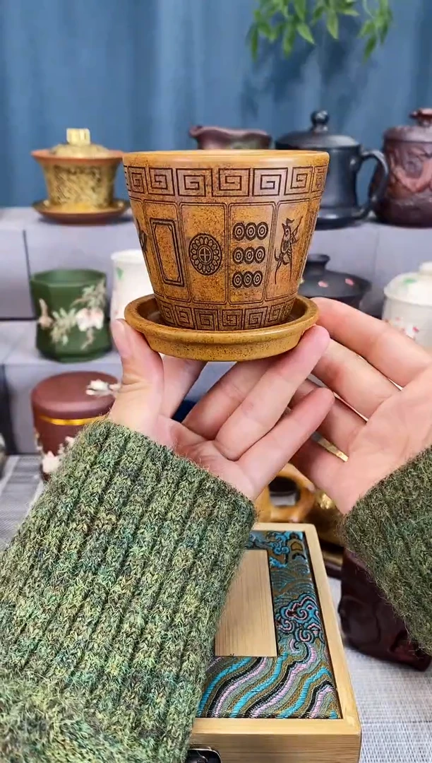 茶杯紫砂宜兴原矿紫砂闪购