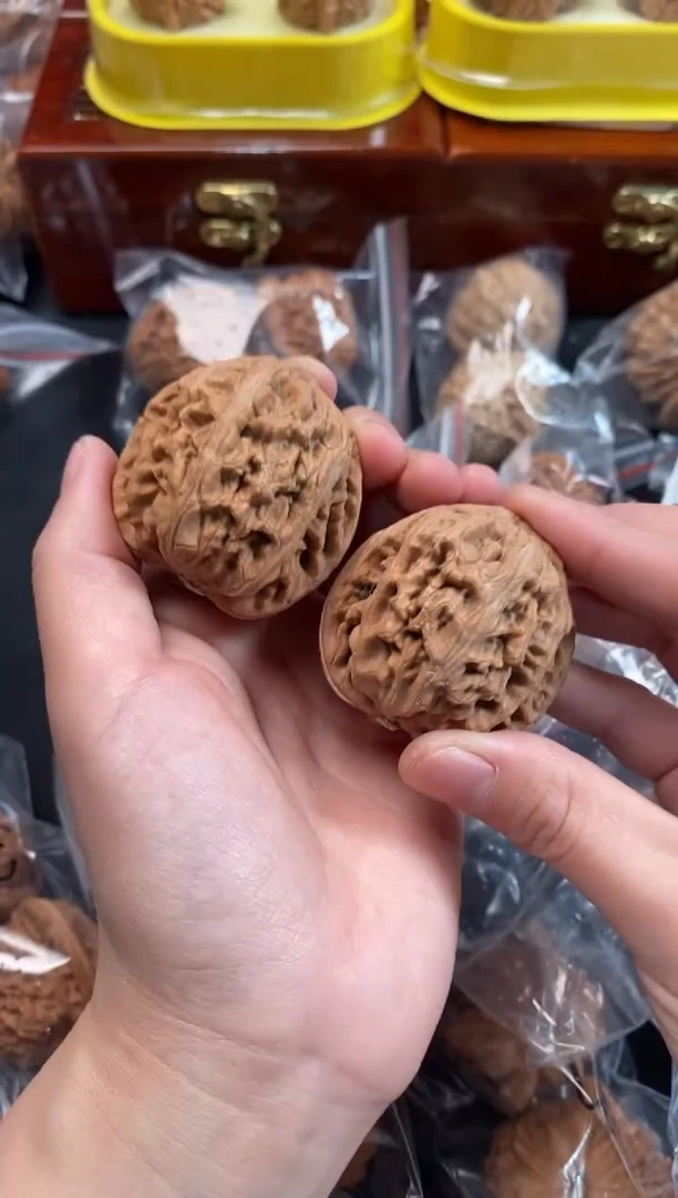 把件文玩核桃红锦鲤44尺x397