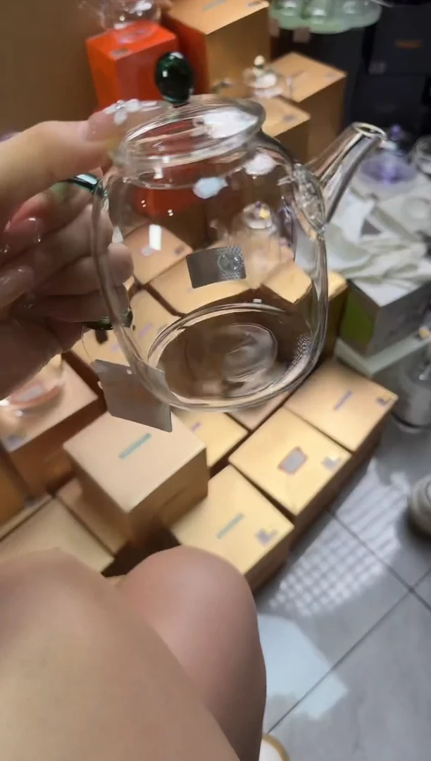 @@禾器晶彩宴臣壶墨绿色