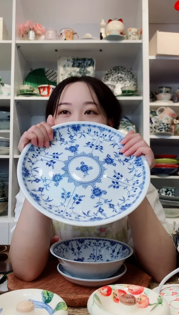 陶瓷【清仓】bloom青花大号盘24.5cm