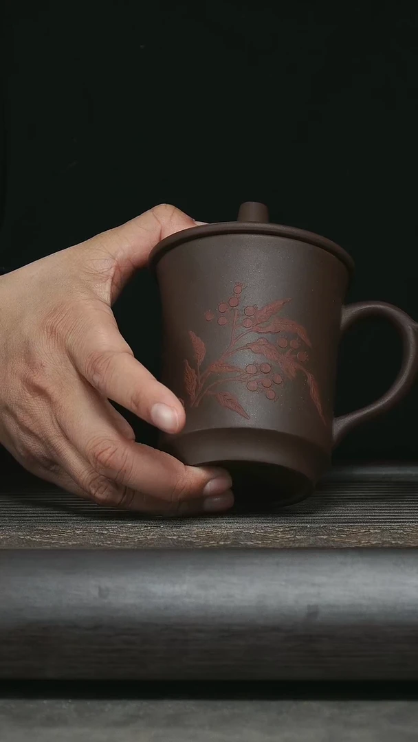 【闪购商品】紫砂茶杯怀旧麦穗@@GB00947