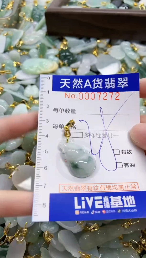 颈饰未镶嵌翡翠天然A货翡翠