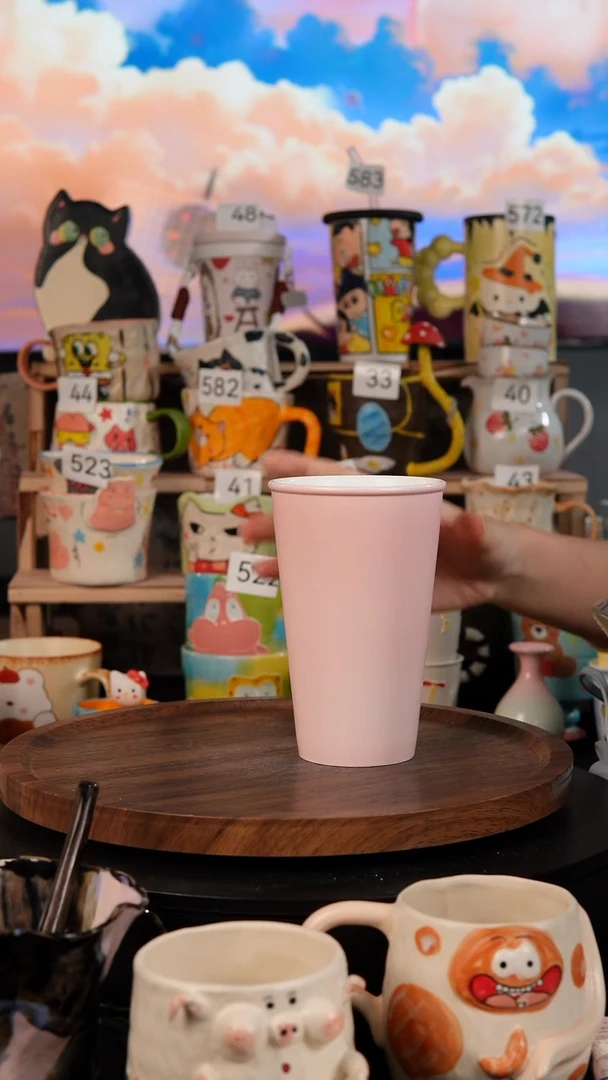 陶瓷双饮款景德镇手工陶瓷