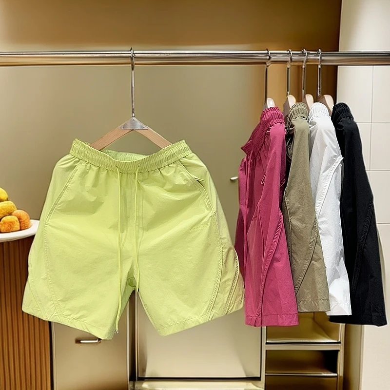 夏季男士糖果色速干简约休闲百搭时尚新款短裤3553