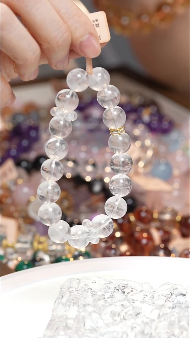 未镶嵌手串水晶白幽灵手串·MM0025NOV234L148