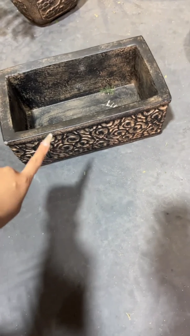 陶土大方时来运转盆