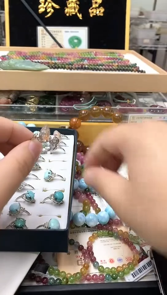 水晶戒指未镶嵌手链38