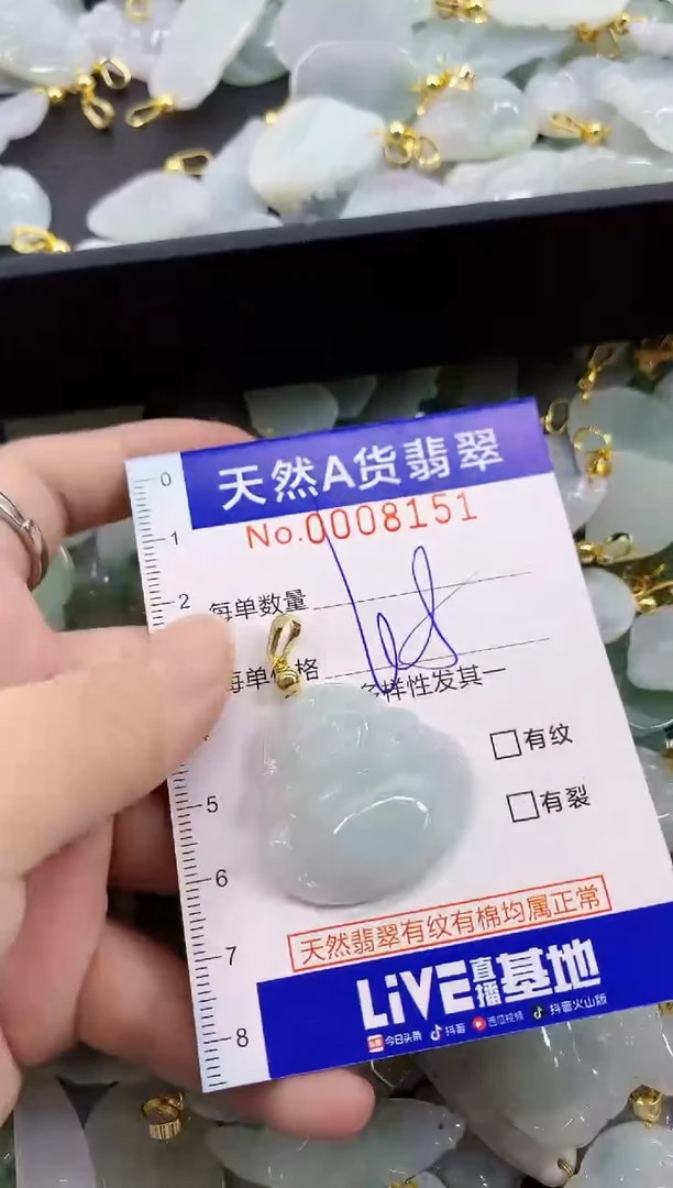 颈饰未镶嵌翡翠天然A货翡翠