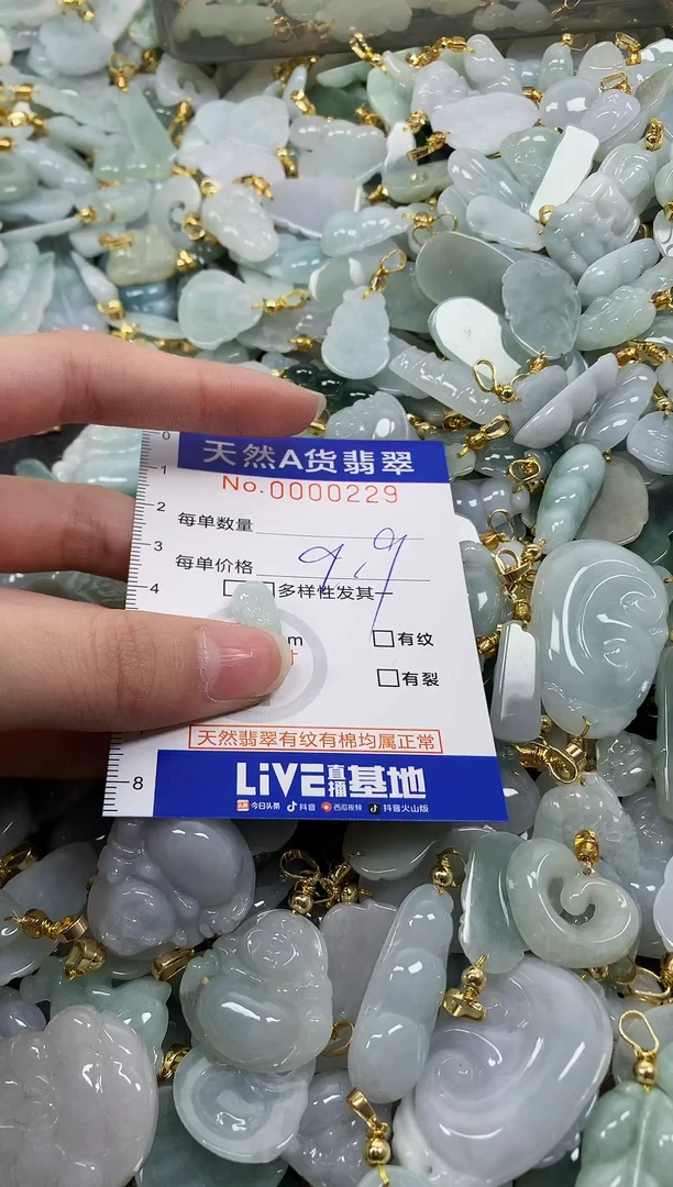 颈饰未镶嵌翡翠纯天然a货翡翠