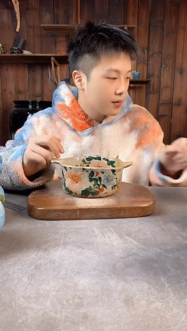 碗184瑕，手工手绘，超值陶瓷