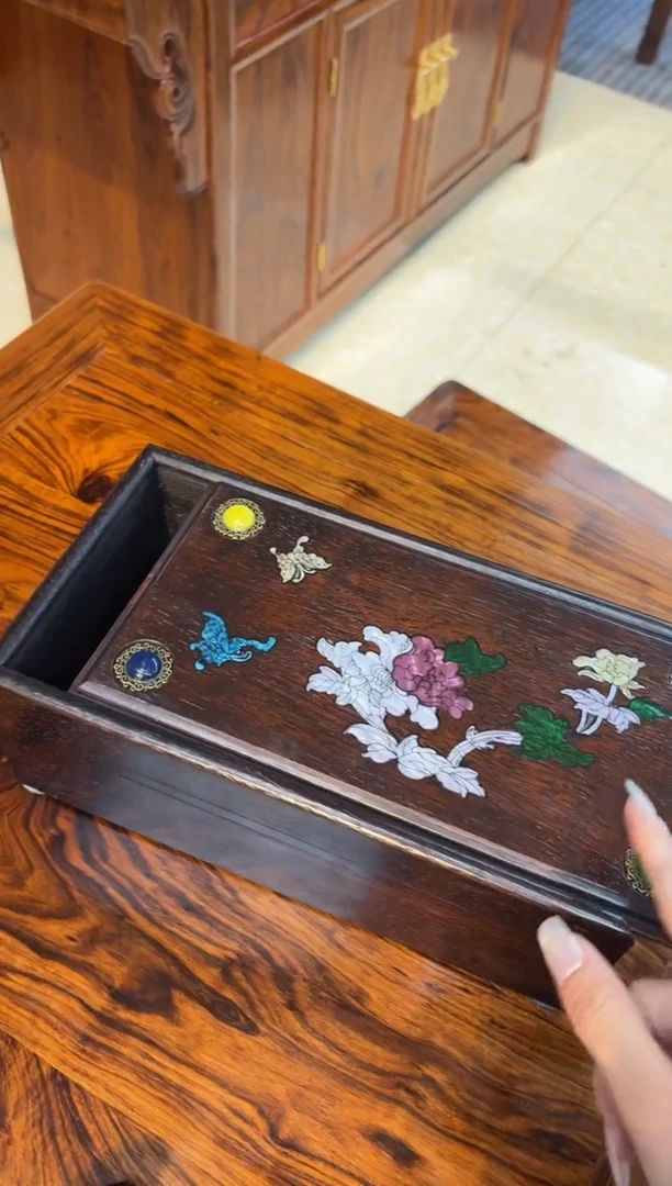 木木紫檀木抽拉盒木木30