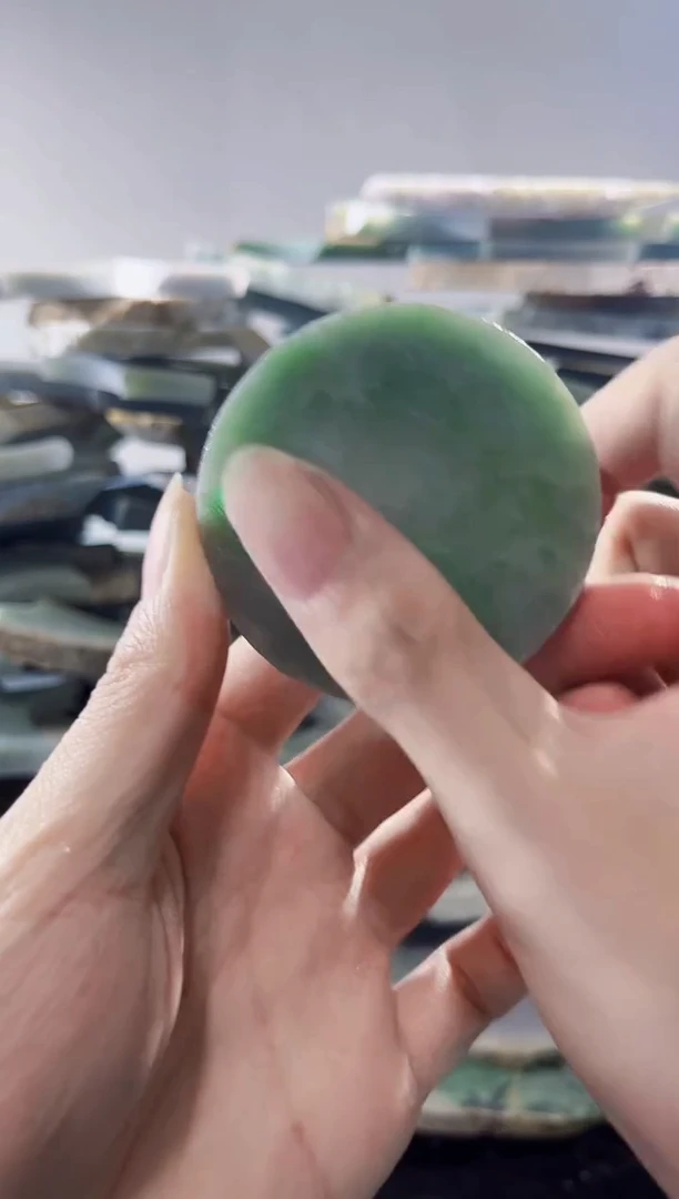 裸石翡翠缅甸翡翠A货陈6358