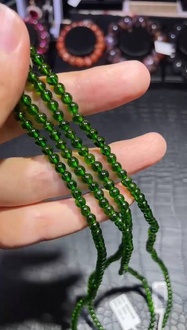 【闪购商品】透辉石手链未镶嵌透辉石多圈A（多样性发其一）