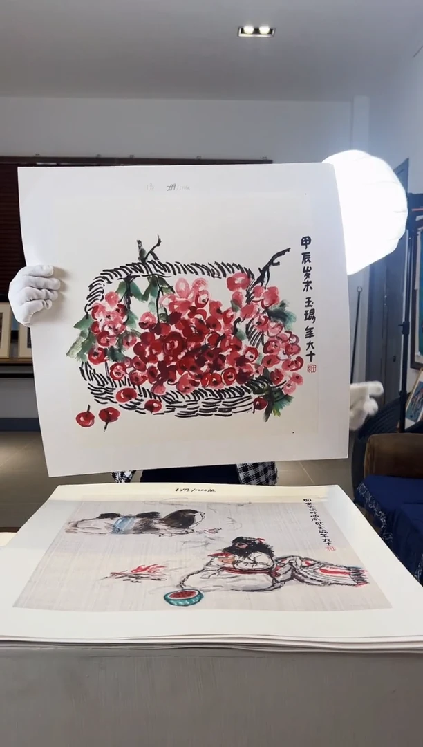 【闪购商品】版画限量亲签盖章版画S