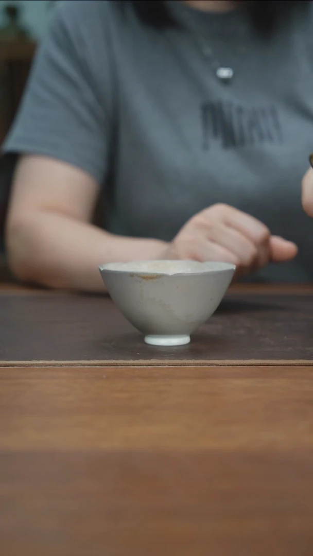 杯無*物景德镇柴烧葵口杯