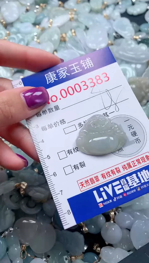 颈饰未镶嵌翡翠3383