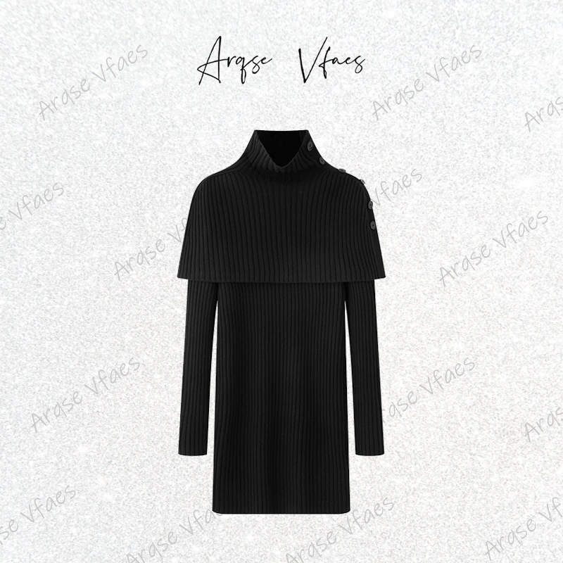 艾诺丝服饰2025年秋款休闲针织连衣裙两件套女AR904111