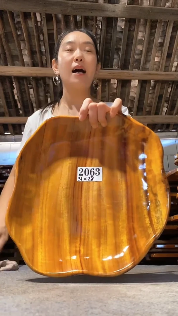 实木茶盘 一物一拍（不含配件）