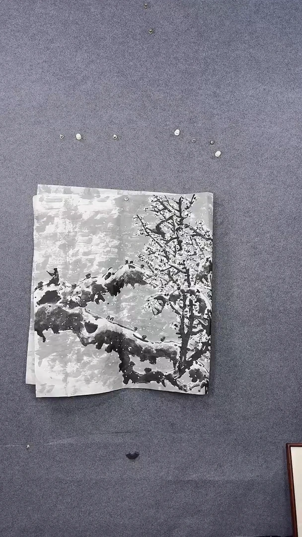 国画秋*136*68吴铁成作品